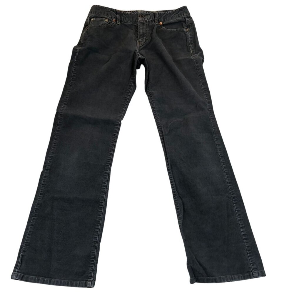 Polo Jeans Women's Jeans 4/32 Straight Gray Denim Corduroy Casual